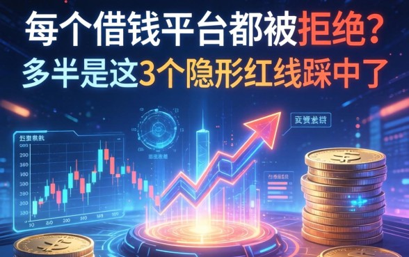 每个借钱平台都被拒绝？多半是这3个隐形红线踩中了