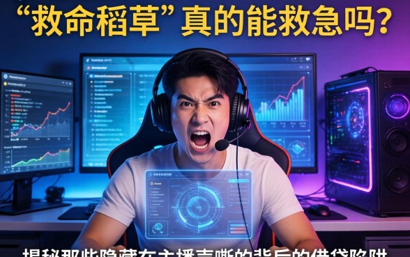 深夜直播间里的“救命稻草”真的能救急吗？揭秘那些隐藏在主播声嘶力竭背后的借贷陷阱