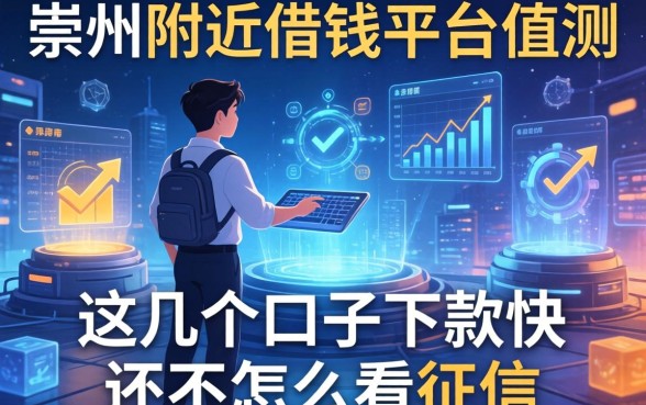 崇州附近借钱平台实测：这几个口子下款快还不怎么看征信