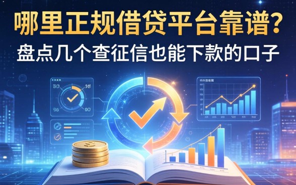 哪里正规借钱平台靠谱？盘点几个不查征信也能下款的口子