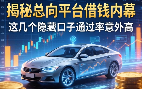 揭秘总向平台借钱的内幕，这几个隐藏口子通过率意外高