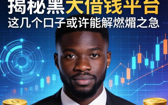 揭秘黑人借钱平台：这几个口子或许能解燃眉之急
