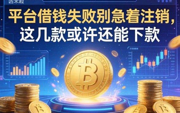 平台借钱失败别急着注销，这几款或许还能下款