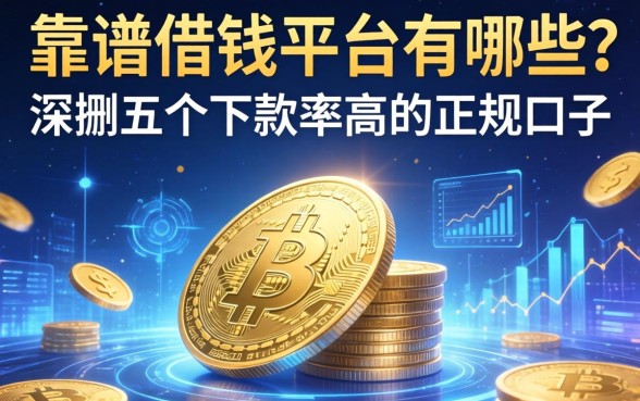 靠谱的借钱平台有哪些？深扒五个下款率高的正规口子