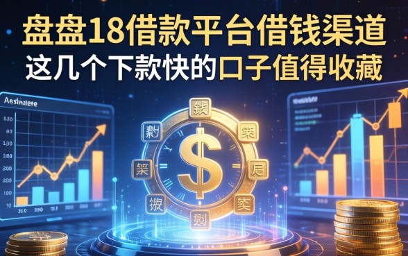 盘点18借款平台借钱渠道，这几个下款快的口子值得收藏