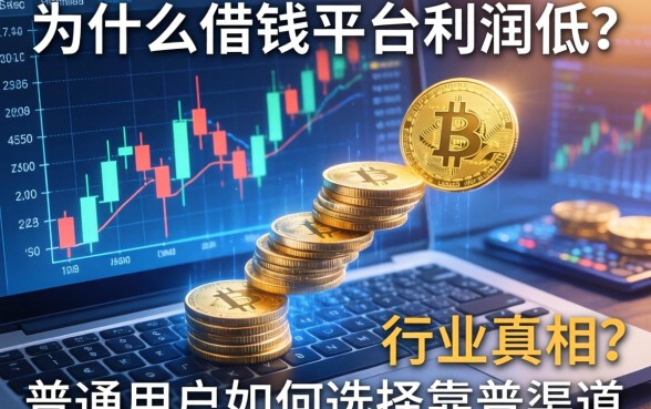 为什么借钱平台利润低？行业真相是什么？普通用户如何选择靠谱渠道？