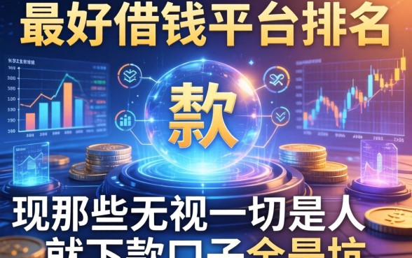 我翻遍了最好借钱平台排名，发现那些无视一切是人就下款口子全是坑