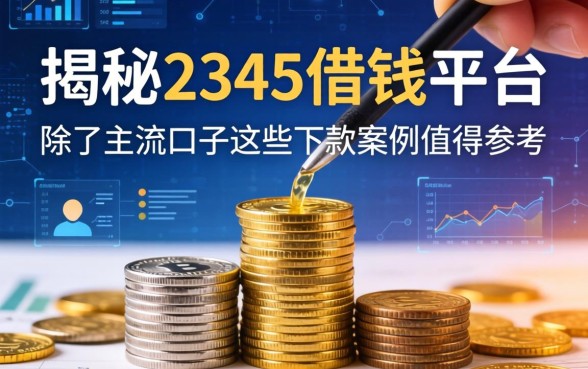 揭秘2345借钱平台：除了主流口子这些下款案例值得参考