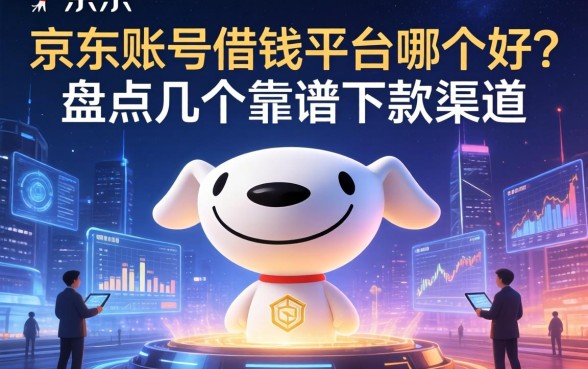 京东账号借钱平台哪个好？盘点几个靠谱下款渠道
