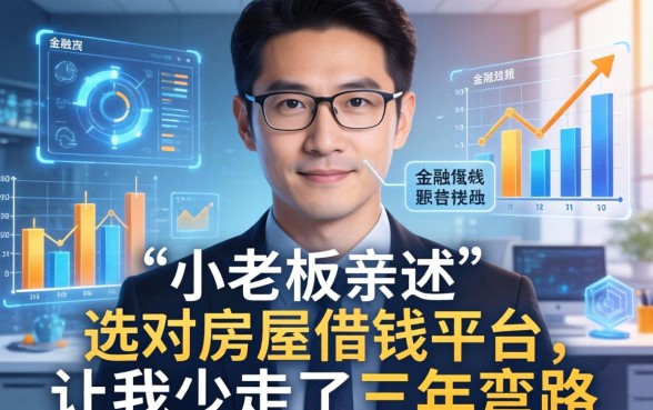 小老板亲述：选对房屋借钱平台，让我少走了三年弯路