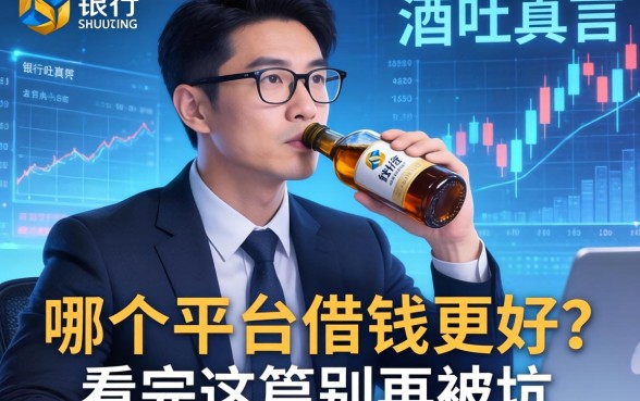 银行经理酒后吐真言：哪个平台借钱更好？看完这篇别再被坑