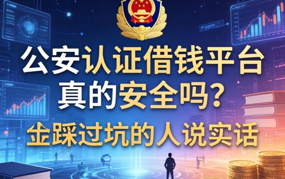 公安认证借钱平台真的安全吗？一个踩过坑的人说实话