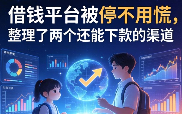 借钱平台被停不用慌，整理了两个还能下款的渠道