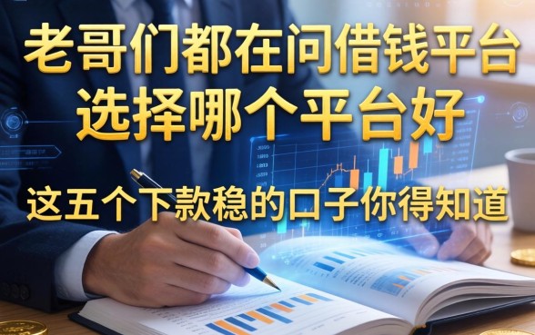 老哥们都在问借钱平台选择哪个平台好，这五个下款稳的口子你得知道