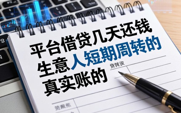 平台借钱几天还钱：生意人短期周转的真实账本