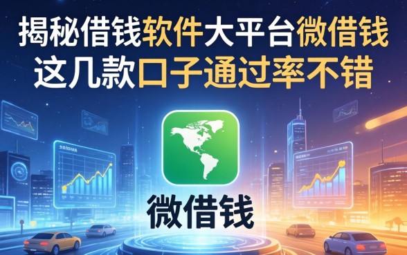 揭秘借钱软件大平台微借钱：这几款口子通过率不错