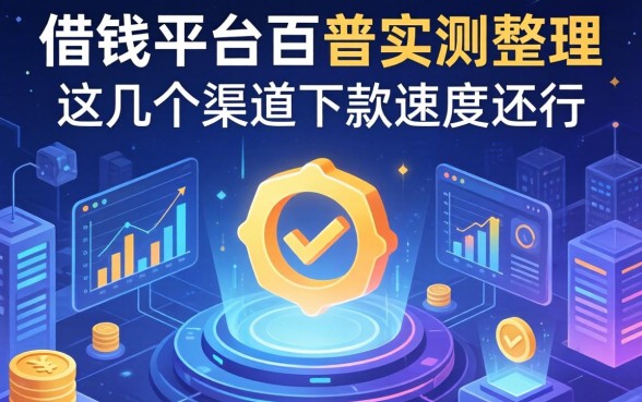 借钱平台百普实测整理，这几个渠道下款速度还行