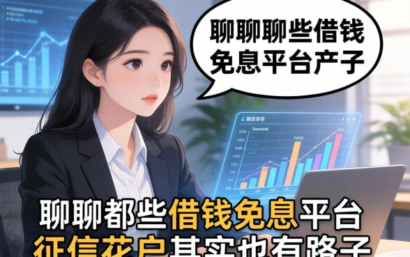 聊聊那些借钱免息平台，征信花户其实也有路子