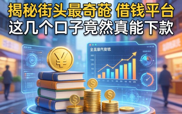 揭秘街头最奇葩的借钱平台，这几个口子竟然真能下款