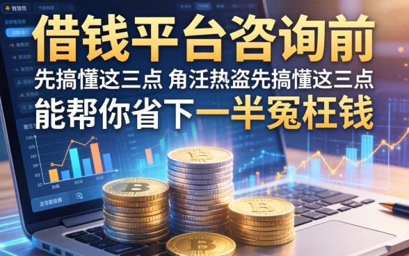 借钱平台咨询前，先搞懂这三点能帮你省下一半冤枉钱