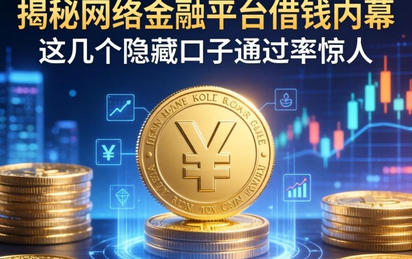 揭秘网络金融平台借钱内幕，这几个隐藏口子通过率惊人