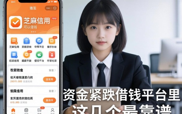 我翻遍了芝麻信用可以借钱的app，发现资金紧缺借钱平台里这几个最靠谱