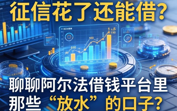 征信花了还能借？聊聊阿尔法借钱平台里那些“放水”的口子