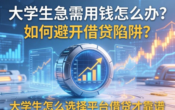 大学生急需用钱怎么办？如何避开借贷陷阱？大学生怎么选择平台借钱才靠谱？
