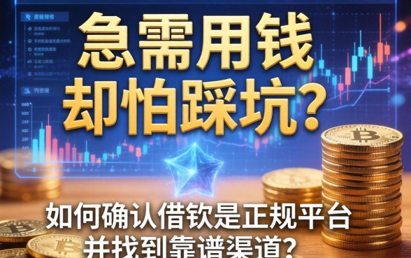 急需用钱却怕踩坑？如何确认借钱是正规平台并找到靠谱渠道？
