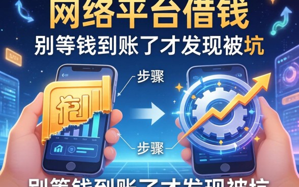 网络平台借钱步骤拆解:别等钱到账了才发现被坑