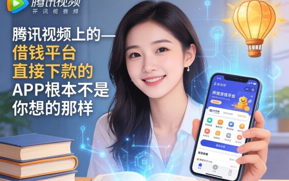我翻遍了腾讯视频上的借钱平台，发现直接下款的app根本不是你想的那样