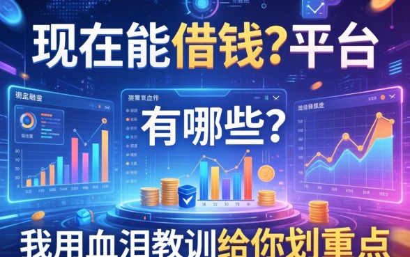 现在能借钱的平台有哪些？我用血泪教训给你划重点