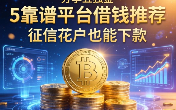 分享5个靠谱的平台借钱推荐，征信花户也能下款