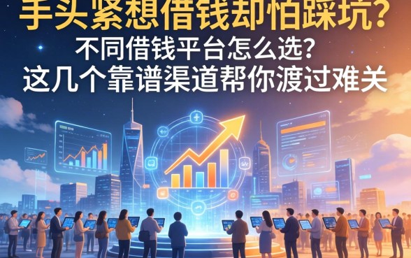 手头紧想借钱却怕踩坑？不同借钱平台怎么选？这几个靠谱渠道帮你渡过难关