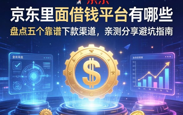 京东里面借钱平台有哪些？盘点五个靠谱下款渠道，亲测分享避坑指南