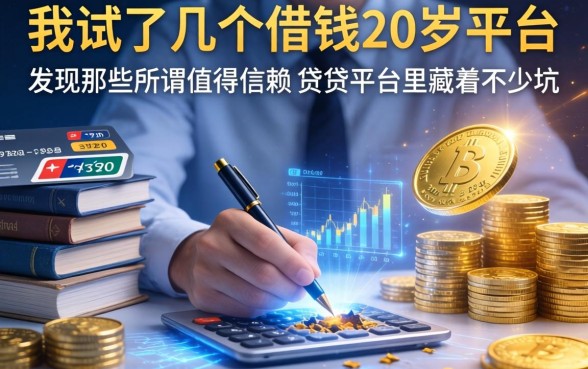 我试了几个借钱20岁平台，发现那些所谓值得信赖的借贷平台里藏着不少坑