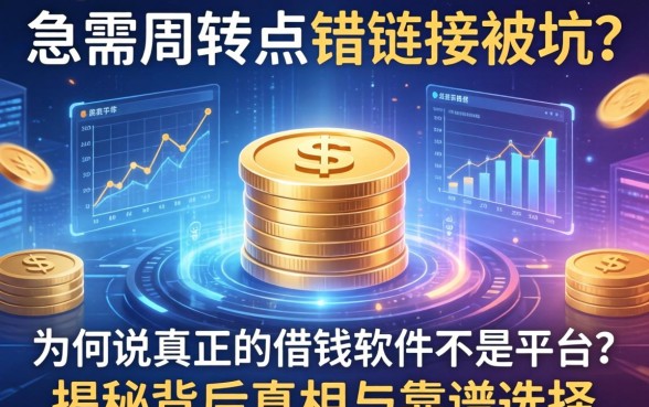 急需周转点错链接被坑？为何说真正的借钱软件不是平台？揭秘背后真相与靠谱选择