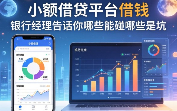小额借钱的平台借钱，银行经理告诉你哪些能碰哪些是坑