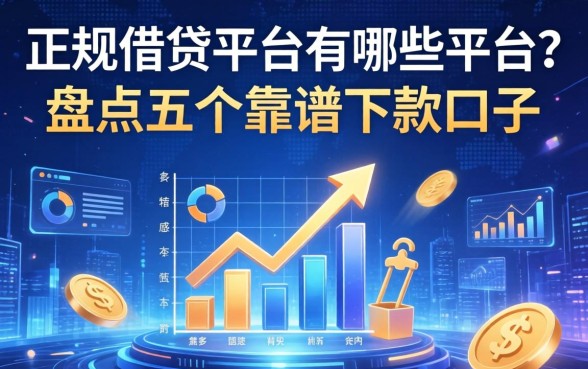 正规借钱平台有哪些平台？盘点五个靠谱下款口子