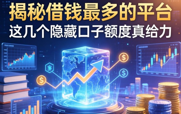 揭秘借钱最多的平台：这几个隐藏口子额度真给力