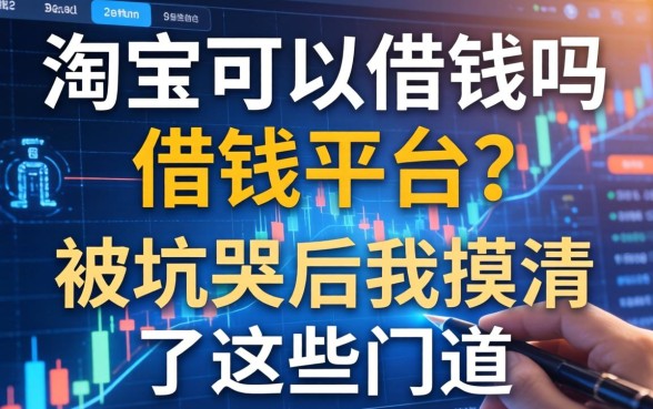 淘宝可以借钱吗借钱平台？被坑哭后我摸清了这些门道