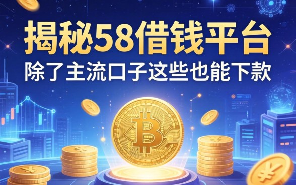 揭秘58借钱平台介绍：除了主流口子这些也能下款