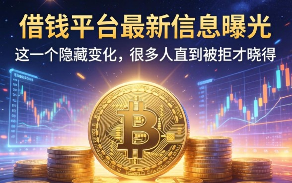 借钱平台最新信息曝光：这三个隐藏变化，很多人直到被拒才晓得