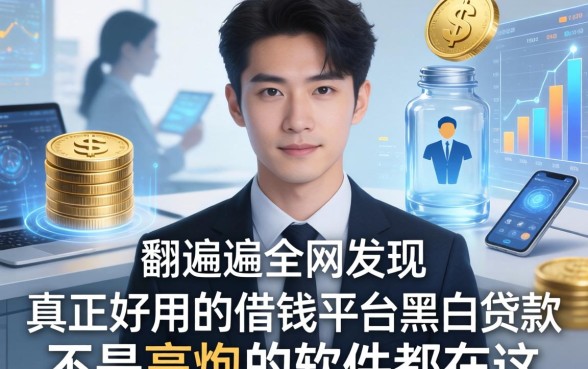 我翻遍全网发现，真正好用的借钱平台和黑白贷款不是高炮的软件都在这