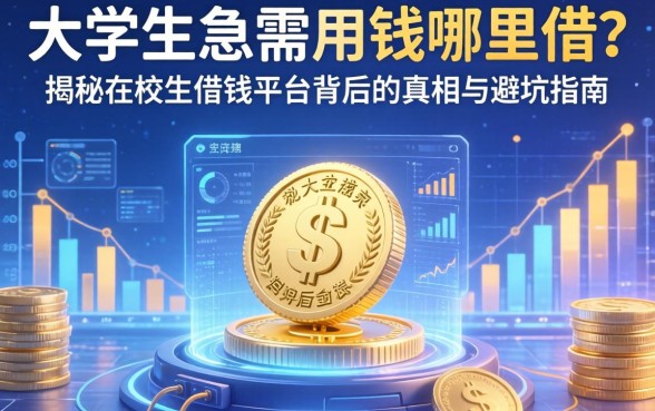 大学生急需用钱哪里借？揭秘在校生借钱平台背后的真相与避坑指南