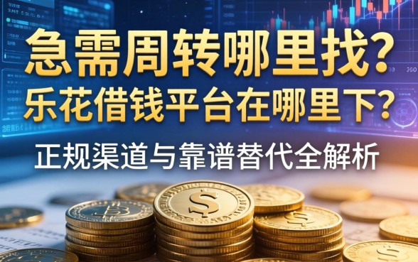 急需周转哪里找？乐花借钱平台在哪里下？正规渠道与靠谱替代全解析