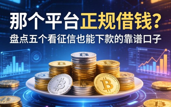 那个平台正规借钱？盘点五个不看征信也能下款的靠谱口子