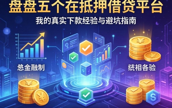 盘点五个无抵押借钱平台，分享我的真实下款经历与避坑指南