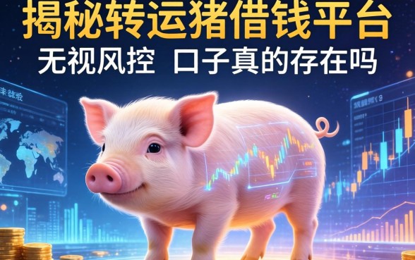 揭秘转运猪借钱平台：无视风控的口子真的存在吗