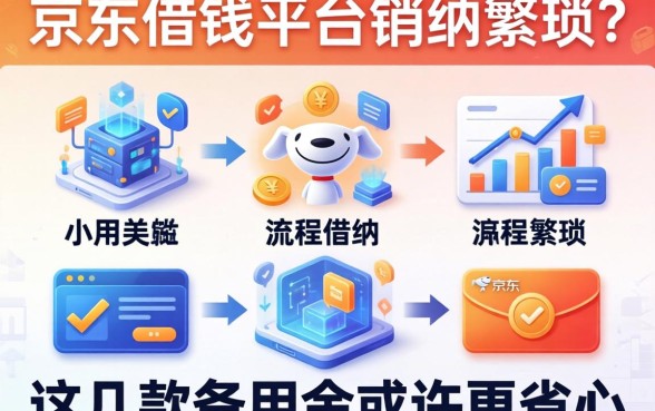 京东借钱平台销户流程繁琐？这几款备用金或许更省心